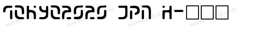 TOKYO2020 JPN H字体转换